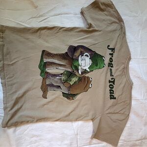 Tan Frog and Toad Graphic T-Shirt